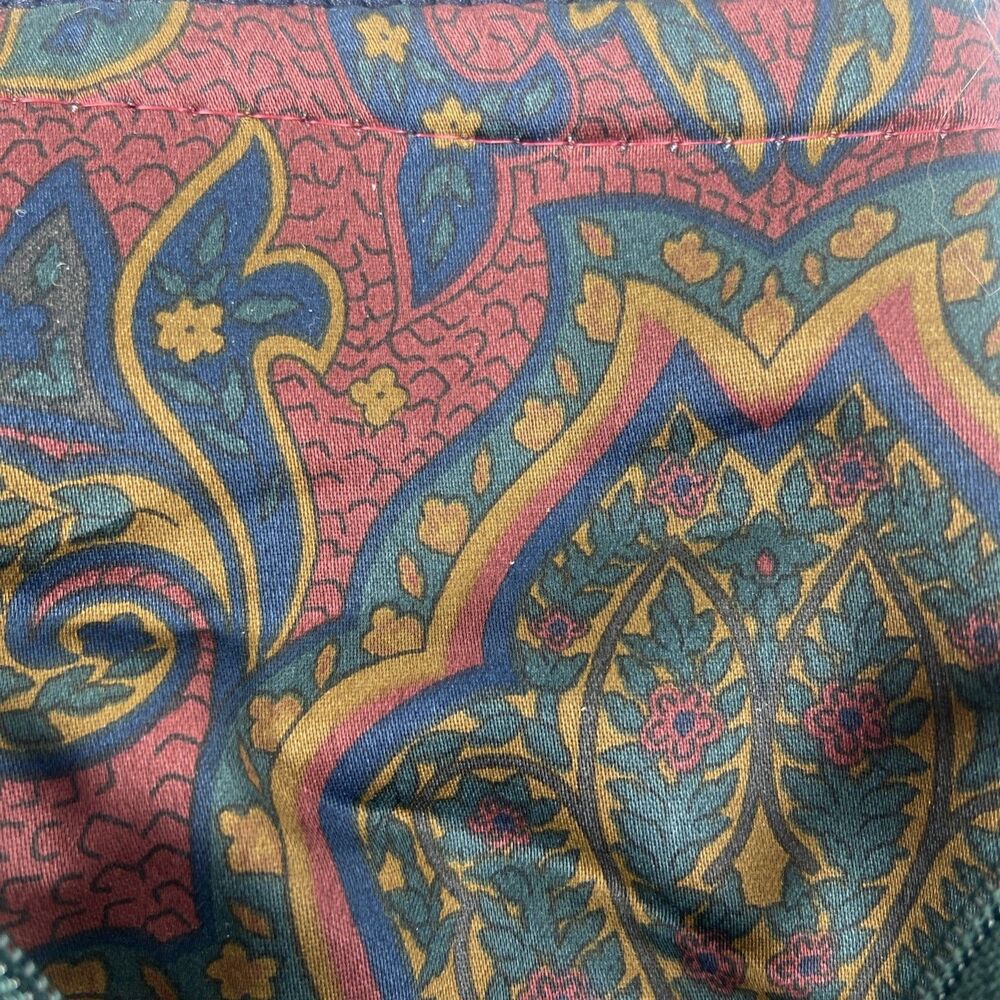 VTG Ralph Lauren Paisley Greycliff Burgundy 2 Standard Sham Pillowcases 1990's